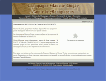 Tablet Screenshot of champagne-maurice-dugay.fr
